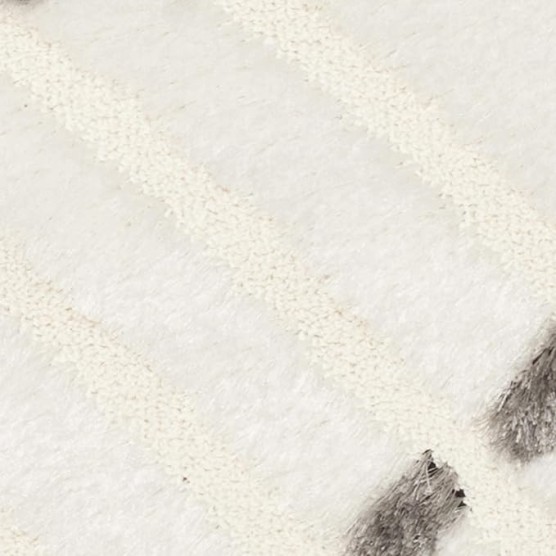 Miami Shag Collection Area Rug - 8'6" x 12', Beige & Multi, Modern Abstract Design, Non-Shedding & Easy Care, 1.5-inch Thick Ideal for High Traffic Areas in Living Room, Bedroom (SG359-1391)