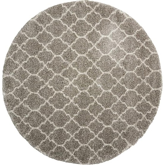 Amore Stone 7’10” x Round Area Rug - Easy Clean, Non Shedding, Bed Room, Living Room, Dining Room, Kitchen (8' x Round)