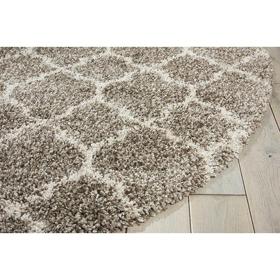 Amore Stone 7’10” x Round Area Rug - Easy Clean, Non Shedding, Bed Room, Living Room, Dining Room, Kitchen (8' x Round)