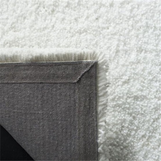 Ultimate Shag Collection 8' x 10' Ivory SGU210A Handmade Solid 1.6-inch Thick Area Rug