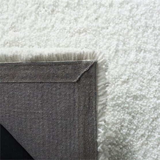 Ultimate Shag Collection 8' x 10' Ivory SGU210A Handmade Solid 1.6-inch Thick Area Rug