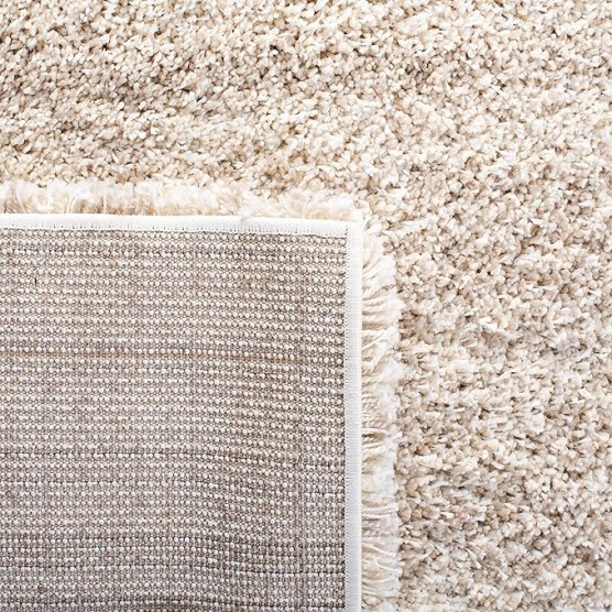 Area Rug 8x10 - Hudson Shag Collection - Large - Ivory & Beige, Modern Design, Non-Shedding & Easy Cleaning, Ultra Plush Thick Pile, Ideal for Living Room, Bedroom, Dining Space (SGH295C)