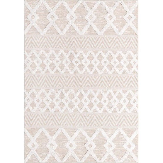 Sabrina Soto Casa Collection Rug – 6' x 9' Beige High Rug Perfect for Bedrooms, Dining Rooms, Living Rooms