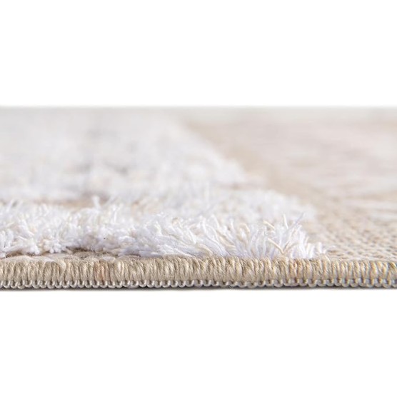 Sabrina Soto Casa Collection Rug – 6' x 9' Beige High Rug Perfect for Bedrooms, Dining Rooms, Living Rooms