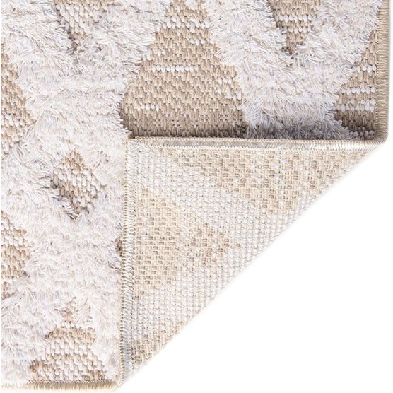 Sabrina Soto Casa Collection Rug – 6' x 9' Beige High Rug Perfect for Bedrooms, Dining Rooms, Living Rooms