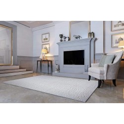 Luxury Softest, Shaggy Collection Modern Indoor Area Rugs, Fluffy Living Room Carpets for Children Bedroom Home Décor Nursery Rug, 8' x 10' ft, Solid White