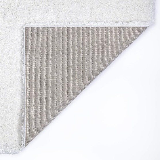 Luxury Softest, Shaggy Collection Modern Indoor Area Rugs, Fluffy Living Room Carpets for Children Bedroom Home Décor Nursery Rug, 8' x 10' ft, Solid White