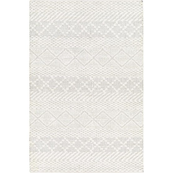 Sungurlu Jute Living Room, Bedroom Area Rug - Bohemian, Transitional - Cream, Black, Peach - 8'10" x 12'