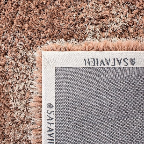 Area Rug 8x10 - New Orleans Shag Collection - Large - Dark Beige, Handmade, Ultra Plush Thick Pile, Ideal for Living Room, Bedroom, Dining Space (SG532T)