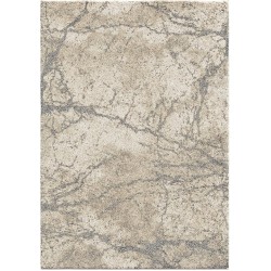 Orian Ava Shag Area Rug-9' x 13', Ivory, Super Soft, Neutral Colors, Marble Pattern, Room Decor, Home Decor
