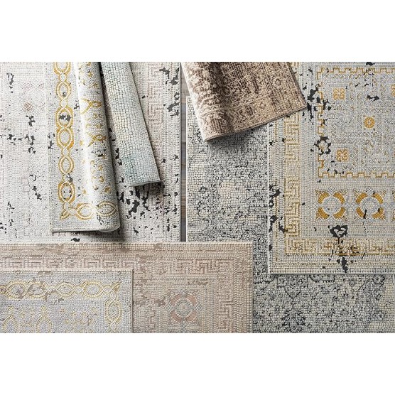 Mark&Day Area Rugs, 9x12 Herblay Global Camel/Beige Area Rug, Beige Rose Grey Carpet for Living Room, Bedroom or Kitchen (8'11" x 12'4")