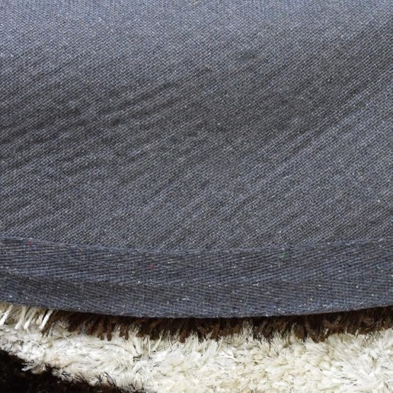 Hand Tufted SHAG Polyester ECO-Friendly Area Rugs - 10'x10', Round, Multicolor, Contemporary Modern Design, High Pile Thick Handmade Anti Skid Rugs for Living Room K00014