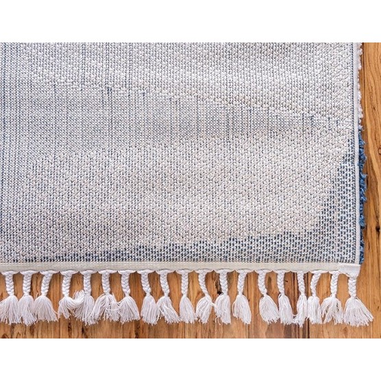 Athena Shag Collection Rug – 8' x 10' Blue Shag Rug Perfect for Living Rooms, Large Dining Rooms, Open Floorplans