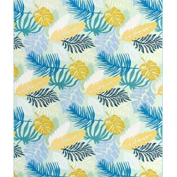 Outdoor Botanical Collection Area Rug - Limahuli (10' x 12' 2" Rectangle, Multi/ Blue)