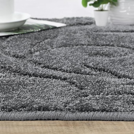 10x13 Area Rug Boho Tribal Area Rug Non-Shedding Fluffy Rug Large Area Rug Contemporary Shag Rug Moroccan Area Rug Throw Carpet for Living Room Bedroom Nursery, Grey