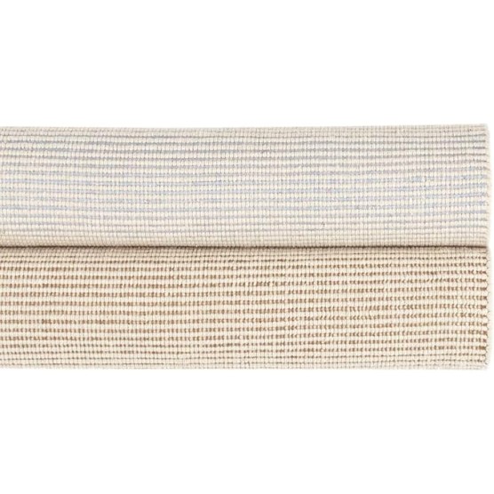 Dash and Albert Haverhill Cotton Area Rug - 8' x 10' Neutral Solid Handwoven Accent Rug - Durable, High Traffic Areas Hallway, Living Room, Stairs, Bedroom