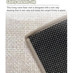Runner Rug Aesthetic Modern Style Soft Hallway Carpet, Machine Washable Bedroom Anti Fatigue Rug, Upgraded Non-Slip Apartment/Kitchen/Entryway Mat (Color : W x L, Size : 0.7x6.5m (2.3x21.3ft))