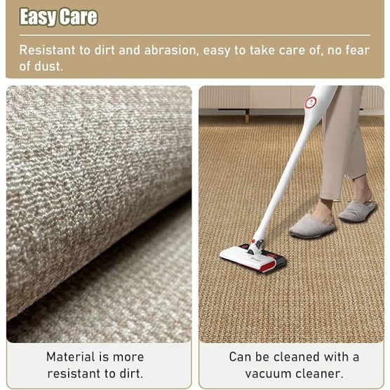 Runner Rug Aesthetic Modern Style Soft Hallway Carpet, Machine Washable Bedroom Anti Fatigue Rug, Upgraded Non-Slip Apartment/Kitchen/Entryway Mat (Color : W x L, Size : 0.7x6.5m (2.3x21.3ft))