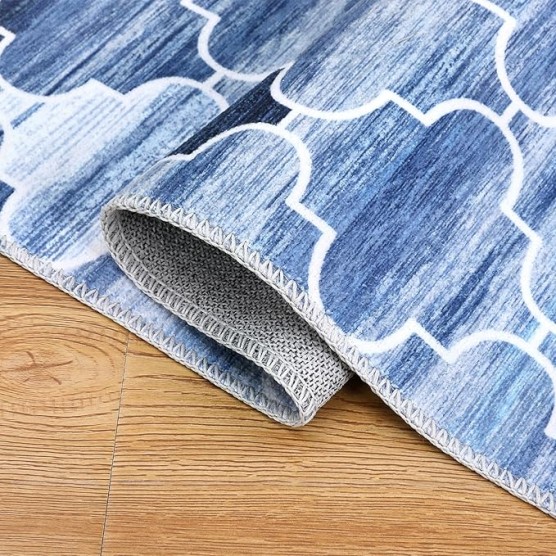 Machine Washable Rug 9x12 Large Moroccan Rugs Rug Geometric Rug Modern Area Rugs Non Slip Rugs for Living Room Bedroom Modern Woven Rug Carpet Dining Home Office Moroccan Rugs 9x12
