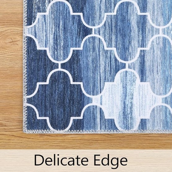 Machine Washable Rug 9x12 Large Moroccan Rugs Rug Geometric Rug Modern Area Rugs Non Slip Rugs for Living Room Bedroom Modern Woven Rug Carpet Dining Home Office Moroccan Rugs 9x12