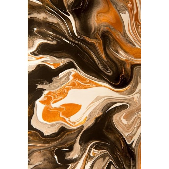 Orange Brown Liquid Abstract Modern Marble Rugs for Living Room Bedroom Washable Soft Lux Art Decor Diningroom Office Carpet Contemporary Aesthetics Floor Rug 8x12