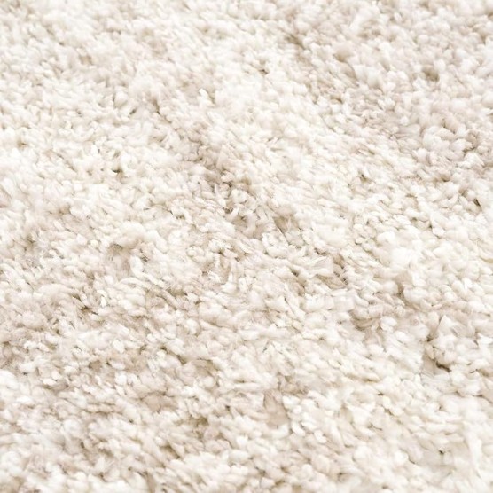 Galaxy Boho Moroccan Geometric Shag Area Area Rug - High Pile Super Soft Carpet for Living Room, Bedroom - Light Beige, Cream, White - 6'7" x 9'
