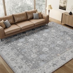 -8x10 Area Rugs-Boho Rugs for Living Room Machine Washable-3D Rugs for Bedroom-Non Slip Floor Rug-Moroccan Indoor Carpet for Bedroom Dining Room