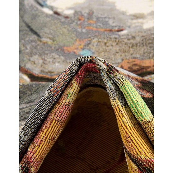 Outdoor Botanical Collection Area Rug - Autumn (9' x 12' Rectangle Multi/Red)