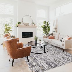 Rugs for Living Room, Area Rug, Large Soft Shag Rug for Apartment Bedroom, Modern Geometric Floor Plush Rug for Mens Office, Living Room Carpet Rug