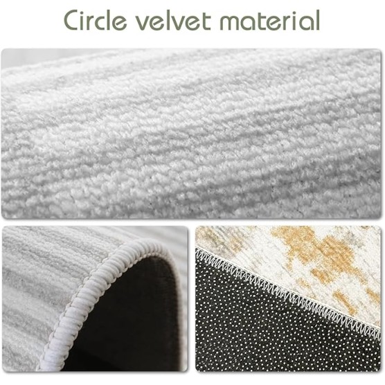 Rugs for Living Room, Area Rug, Large Soft Shag Rug for Apartment Bedroom, Modern Geometric Floor Plush Rug for Mens Office, Living Room Carpet Rug
