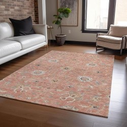 Chantille ACN1137 Pink 9' x 12' Indoor Outdoor Area Rug, Easy Clean, Machine Washable, Non Shedding, Bedroom, Entry, Living Room, Dining Room, Kitchen, Patio Rug