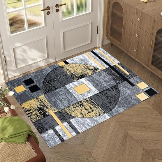 Machine Washable Upgrade 5 x 8ft/60 x 96in Rugs for Bedroom, Soft Area Rug, Non-Slip Indoor Floor Carpet for Living Room, Home Decor Aesthetic, Nursery