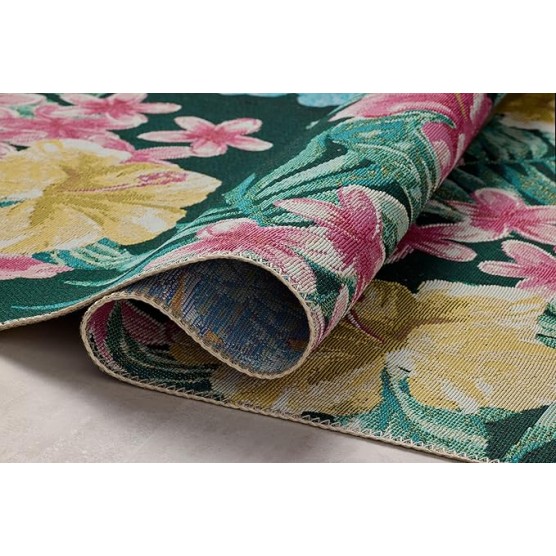 II Botanical Collection BOT-03 Midnight/Multi 6'-7" x 9'-4" Area Rug