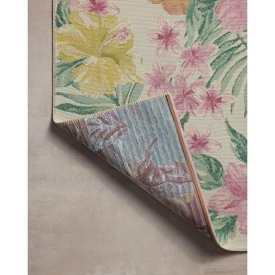 II Botanical Collection BOT-03 Ivory/Sunrise 6'-7" x 9'-4" Area Rug