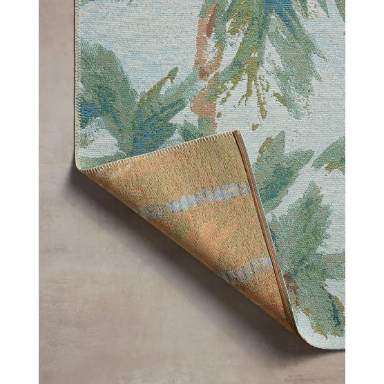 II Botanical Collection BOT-04 Sky/Green 7'-10" x 11'-2" Area Rug