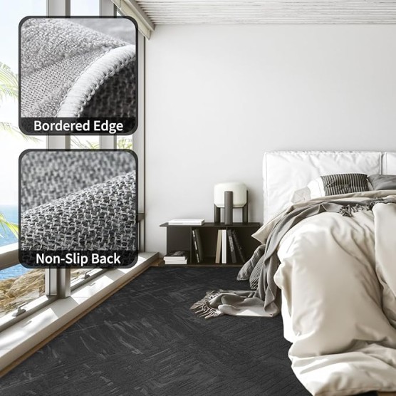 -Washable Area Rugs 9x12-Abstract Camel Rugs for Living Room Machine Washable-3D for Bedroom-Non Slip Floor Rug-Moroccan Washable Rugs for Bedroom Dining Room