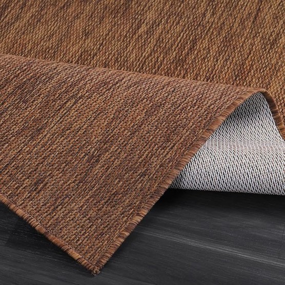 Outdoor Rug 9x12 Modern Area Rugs for Large Indoor and Outdoor Patios and Porches - Waterproof, Washable, Non-Shedding, Easy-to-Clean Outside Carpet (9 x 12, Solid - Gold)