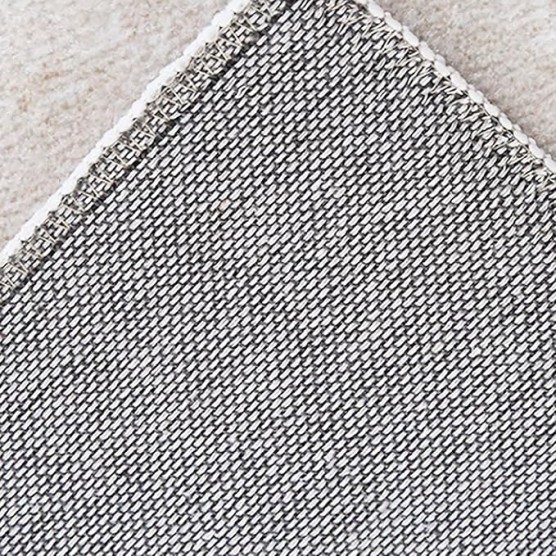 Black and White Area Rug for Bedroom, Faux Wool Washable Area Rug, Black and Cream Area Rug, Non Slip Rug, Area Rugs for Living Room, Entryway, Study Room