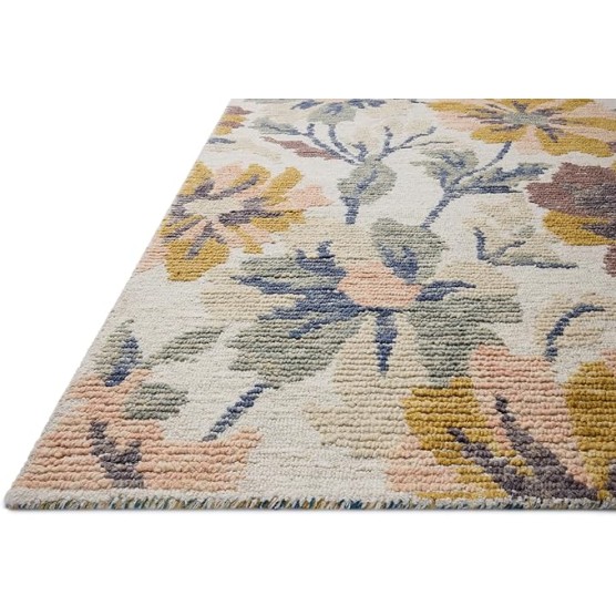 II Tilly Collection TIL-03 Bone/Multi 5'-0" x 7'-6" Area Rug