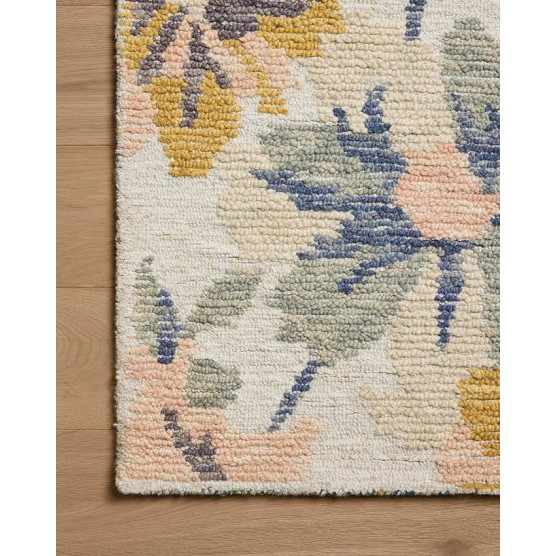 II Tilly Collection TIL-03 Bone/Multi 5'-0" x 7'-6" Area Rug