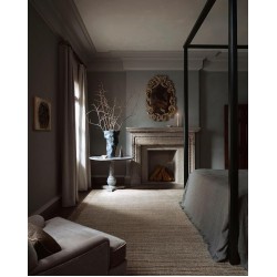 Jeremiah Brent Bleecker Collection BLE-02 Sand/Charcoal 6'-7" x 9'-3" Area Rug