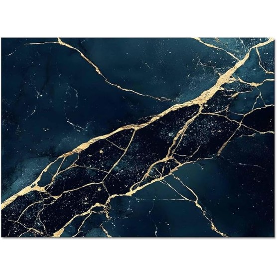 Area Rug for Bedroom 5x8 Ft Black Blue Marble Modern Art Abstract Luxury Gold Texture Super Soft Fuzzy Throw Rug Non-Slip Fluffy Plush Indoor Floor Carpet for Living Room Nursery Home Decor